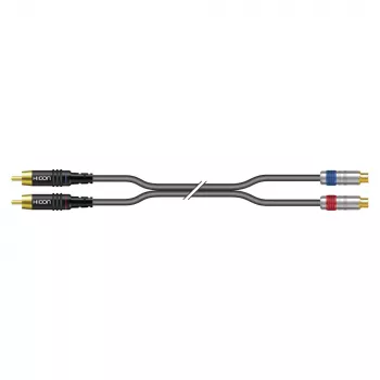 Cablu stereo RCA Sommer Cable SC-Onyx 2025 MKII, nesimetric, 2 x 1 x 0,25 mm², RCA la RCA, HICON, negru, 5 m (ON8D-0500-SW)