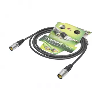 Cablu de rețea Sommer Cable SC-Mercator CAT.7 PUR, 8 x 0,14 mm², RJ45 la RJ45, NEUTRIK, negru, 3 m (P7NE-0300-SW)