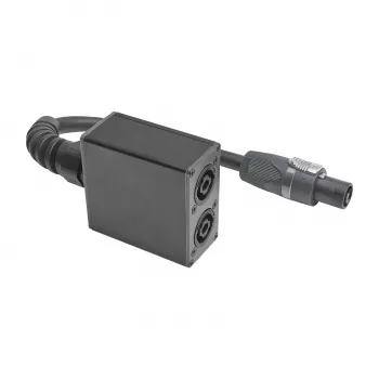 Adaptor audio mufă difuzor Sommer Cable SPY-N153, drept, antracit