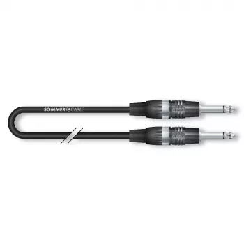 Cablu de instrument Sommer Cable SC-Tricone MKII, 6 m, negru, jack TS mono 6,35 mm