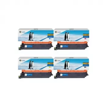 Cartuș toner compatibil G&G pentru Brother TN-248CMYK (pachet de 4: negru, cyan, magenta, galben)