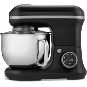MEDION LIFE Robot de bucătărie digital MD18420 (Negru, 1200 W, bol 5 L, inclusiv bol pentru înghețată)