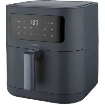 Friteuză cu aer cald MEDION Life MD 11740 E40 XL, gri, 2150 W, coș 5,2 L