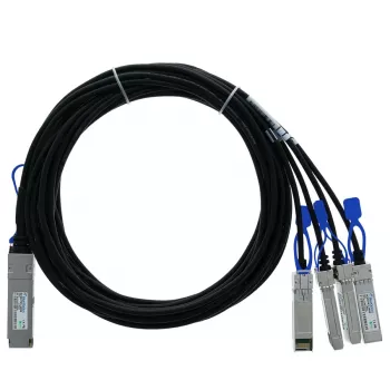 BlueOptics Fortinet FN-CABLE-QSFP28-4SFP28-5 BlueLAN SC282701L5M26 Cablu breakout Direct Attach pasiv 100GBASE-CR4 QSFP28 la 4x25GBASE-CR SFP28, 5 metri