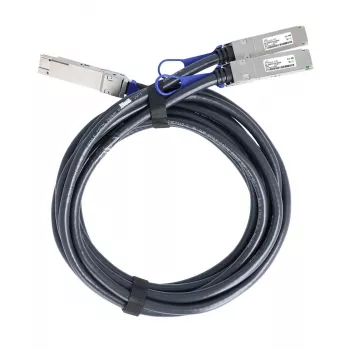 Cablu breakout Direct Attach BlueOptics Cisco QDD-2Q200-CU2M BlueLAN pasiv 400GBASE-CR8 QSFP-DD la 2x200GBASE-CR4 QSFP56, 2 m