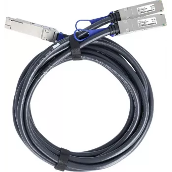 BlueLAN compatibil NVIDIA 980-9I98I-00V002 Cablu breakout Direct Attach pasiv 200Gb/s QSFP56 la 2x100Gb/s QSFP56 InfiniBand HDR, 2 metri, AWG26