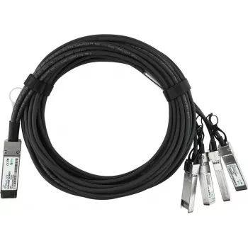 BlueLAN compatibil Lenovo A1DN Cablu breakout Direct Attach pasiv 40GBASE-CR4 QSFP la 4x10GBASE-CR SFP+, 5m, AWG26