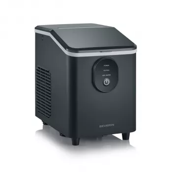 SEVERIN EZ 7415 Aparat de cuburi de gheață, 12 kg/24h, rezervor 2,1 L, oțel inoxidabil/negru