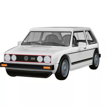 Set de construcție COBI 24662 Volkswagen Golf GTI (1976-1983), 1:35, alb