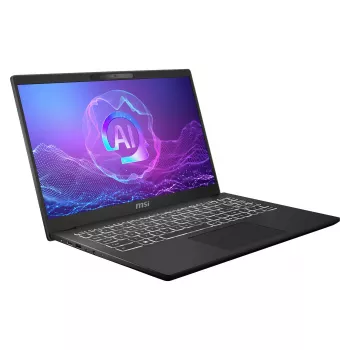Laptop MSI Modern 15 H AI C2HMG-288FRNN, Core Ultra 5 225H, 16 GB, 512 GB SSD, Win 11 Pro, AZERTY FR
