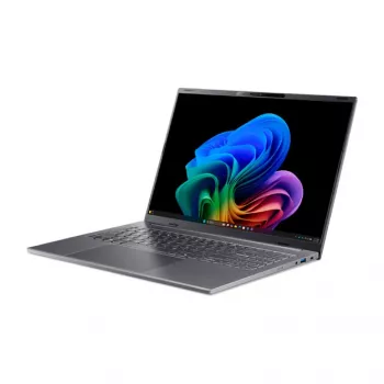 Acer Aspire 16 AI A16-I71M-77BS Copilot+ PC Laptop, 16 inch WUXGA OLED 120Hz, Intel Core Ultra 7 355, 16 GB LPDDR5x, 512 GB SSD, Windows 11 Home, tastatură germană