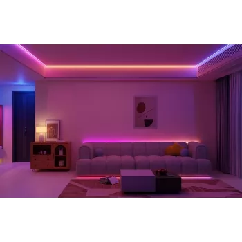 Lepro S2 5m Wi-Fi Bluetooth RGBIC Bandă LED