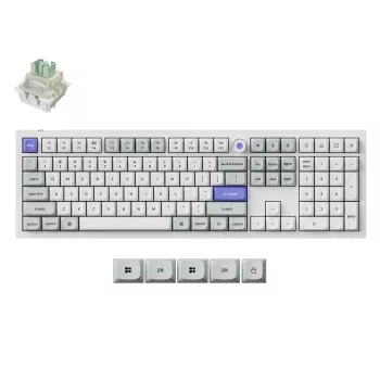 Tastatură mecanică Keychron Q6HW-P1 Full Size Magnetic White
