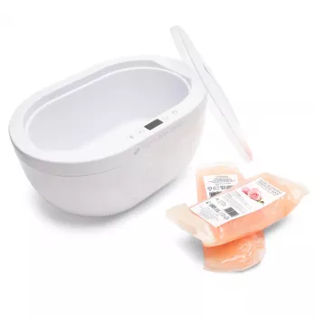 RIO PWAX-EU/1,1 Încălzitor pentru ceară de parafină - 200W, capacitate 2,3kg, alb cu accente mov