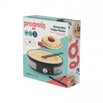 Progress EK6696PVDE aparat de clătite reversibil 1000 W 30 cm negru