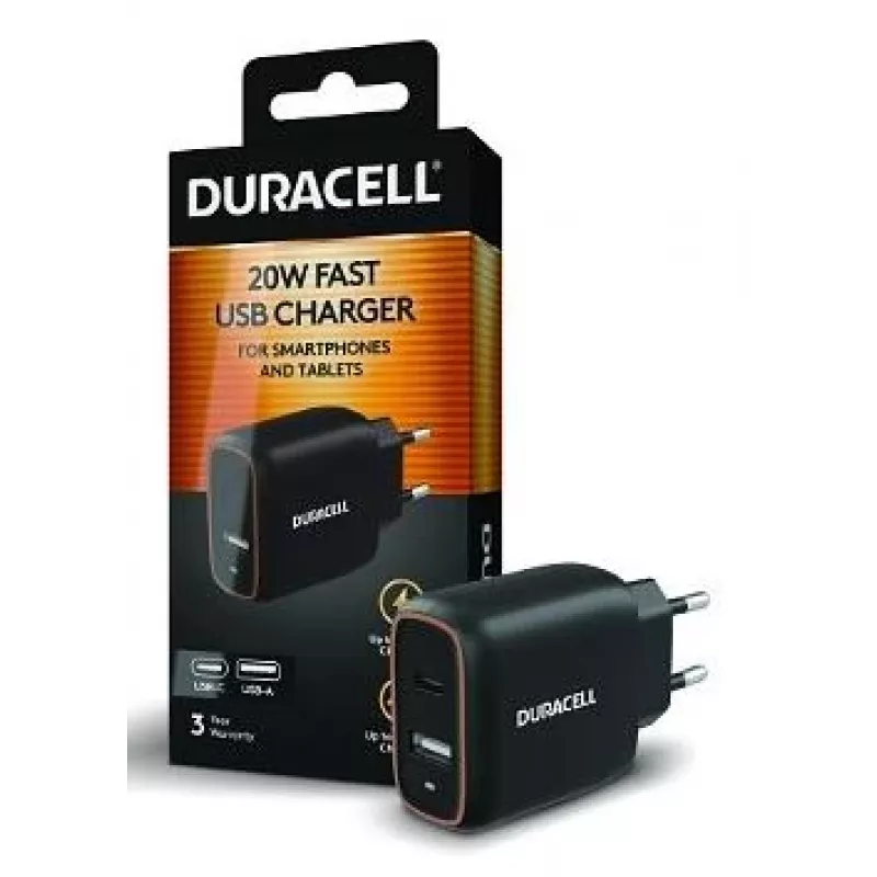 Duracell 20W 1C+1A Încărcător USB