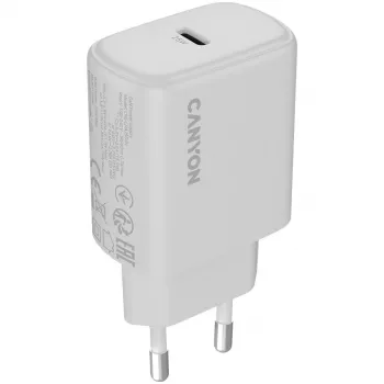 CANYON OnCharge 250 25W USB-C PD 3.0 Încărcător EU alb