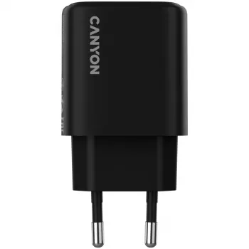 CANYON OnCharge 250 25W 1xPD EU Încărcător de perete negru