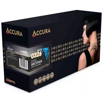 Cartuș toner compatibil Accura cyan (TN-326C) randament ridicat pentru Brother