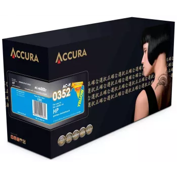 Accura Toner HP No. 130A (CF352A) Yellow Compatible Laser Toner Cartridge