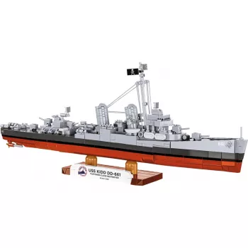 COBI USS Kidd DD-661 Distrugător clasa Fletcher 1:350 Kit model din plastic
