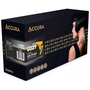 Cartuș toner compatibil Accura (TN-329Y) galben capacitate mare pentru Brother