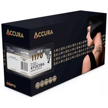 Toner Accura Kyocera (TK-1170) compatibil - negru cartuș toner laser compatibil
