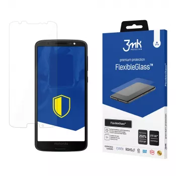 Folie de protecție ecran 3MK FlexibleGlass din sticlă hibridă pentru Motorola Moto G6