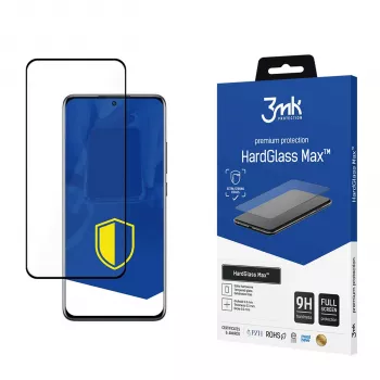 Folie de protecție pentru ecran 3MK HardGlass Max pentru Xiaomi 12 5G - Negru