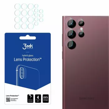 Protecție pentru lentile 3MK pentru Samsung Galaxy S22 Ultra