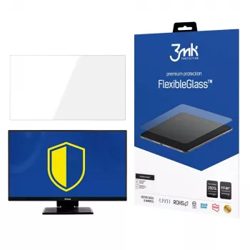 Folie de protecție ecran din sticlă hibridă 3MK FlexibleGlass pentru iiYama ProLite T2454MSC-B1AG (23,8 inch)