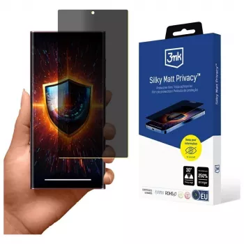 Folie de protecție ecran privacy mată 3mk Silky Matt pentru Samsung Galaxy S23 Ultra