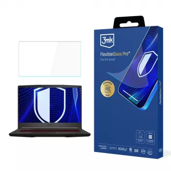 3MK PROTECTION Folie de protecție ecran din sticlă hibridă pentru MSI Bravo 15 15,6 inch (FlexibleGlass Pro)