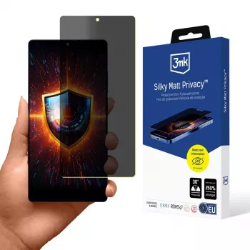 3MK Silky Matt Protector de ecran de confidențialitate pentru Samsung Galaxy S25 Ultra