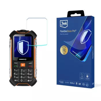 MyPhone Hammer Boost - folie de protecție ecran 3mk FlexibleGlass Pro din sticlă hibridă
