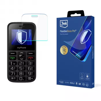 MyPhone Halo A - folie de protecție ecran 3mk FlexibleGlass Pro din sticlă hibridă (transparentă)