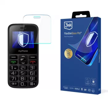 MyPhone Halo A - folie de protecție ecran 3mk FlexibleGlass Pro din sticlă hibridă (transparentă)