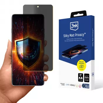 3MK Silky Matt Privacy folie de protecție pentru ecran pentru Motorola Edge 60 Pro