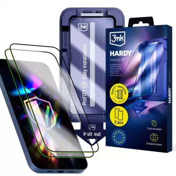 3MK PROTECTION Apple iPhone 15/16 - 3mk Hardy Hardura 9H folie de protecție din sticlă călită