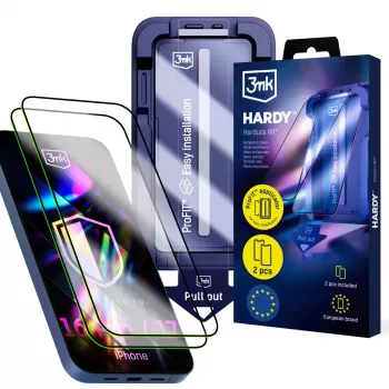 3MK PROTECTION Apple iPhone 16 Pro/17 - 3mk Hardy Hardura 9H folie de protecție pentru ecran
