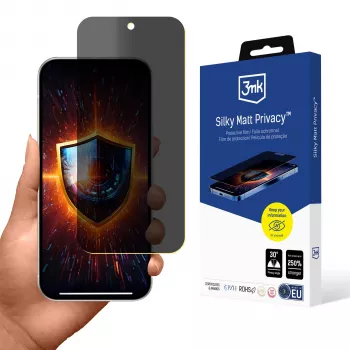 3MK Silky Matt folie de protecție pentru ecran cu confidențialitate pentru Google Pixel 10 / 10 Pro