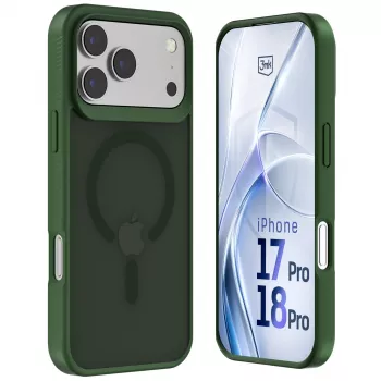 3MK PROTECTION Apple iPhone 17 Pro - husă 3mk Hardy Hazy MagCase verde