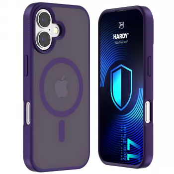 3MK Hardy Hazy MagCase husă pentru Apple iPhone 17, mov
