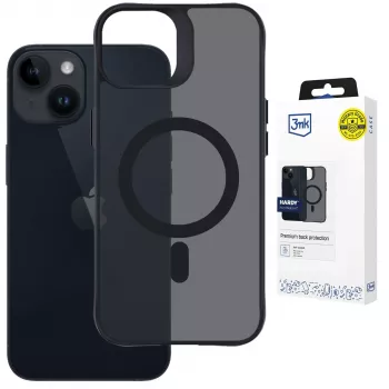 3MK PROTECTION Apple iPhone 13/14 husă Hardy Hazy MagCase neagră