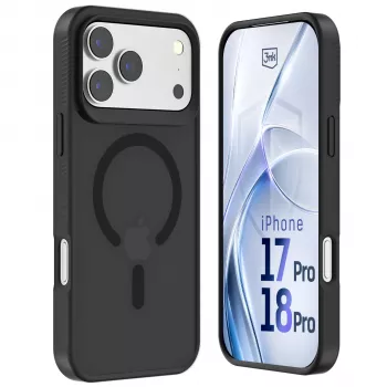 3MK PROTECTION Apple iPhone 17 Pro - husă 3mk Hardy Hazy MagCase neagră