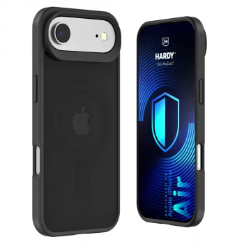 Husă 3MK PROTECTION Apple iPhone Air - 3mk Hardy Hazy MagCase neagră