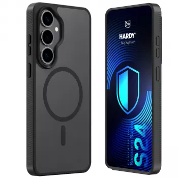 Husă 3MK PROTECTION Samsung Galaxy S24 - 3mk Hardy Hazy MagCase neagră