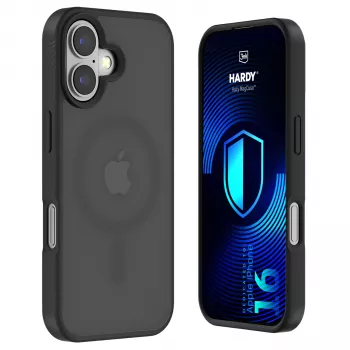 Husă 3MK PROTECTION Apple iPhone 16 - 3mk Hardy Hazy MagCase neagră