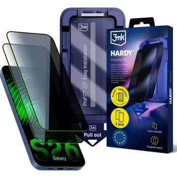 3MK PROTECTION Samsung Galaxy S26 - 3mk Hardy Privzone 9H folie de protecție ecran privacy