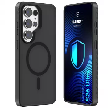 Husă 3MK PROTECTION Samsung Galaxy S26 Ultra - 3mk Hardy Hazy MagCase neagră